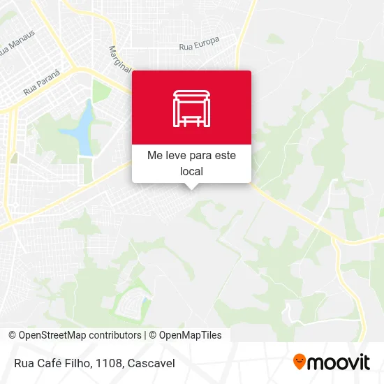 Rua Café Filho, 1108 mapa