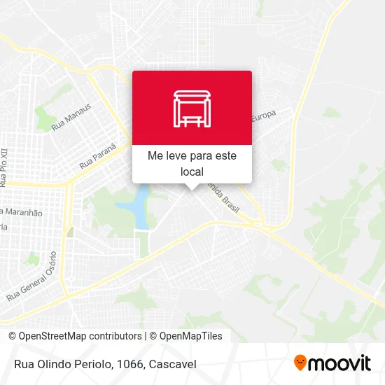 Rua Olindo Periolo, 1066 mapa