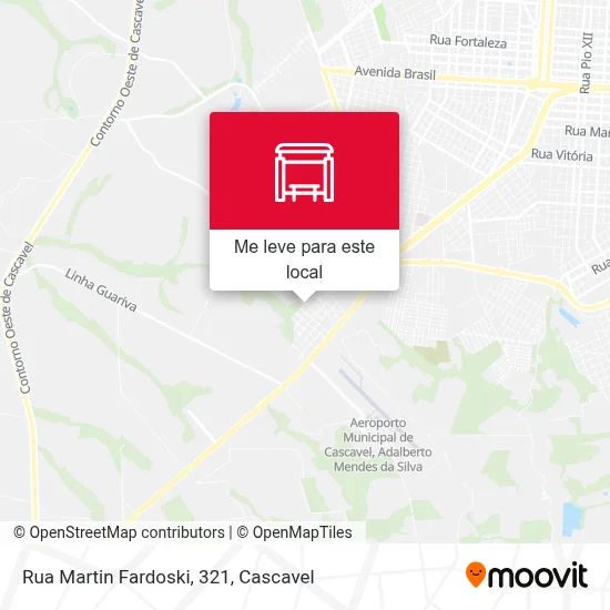 Rua Martin Fardoski, 321 mapa