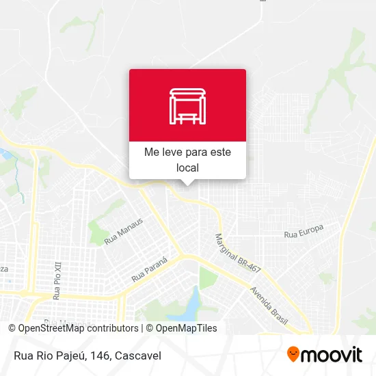 Rua Rio Pajeú, 146 mapa