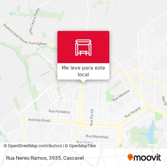 Rua Nereu Ramos, 3935 mapa
