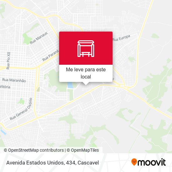 Avenida Estados Unidos, 434 mapa