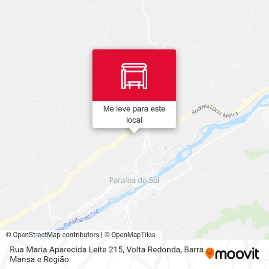 Rua Maria Aparecida Leite 215 mapa