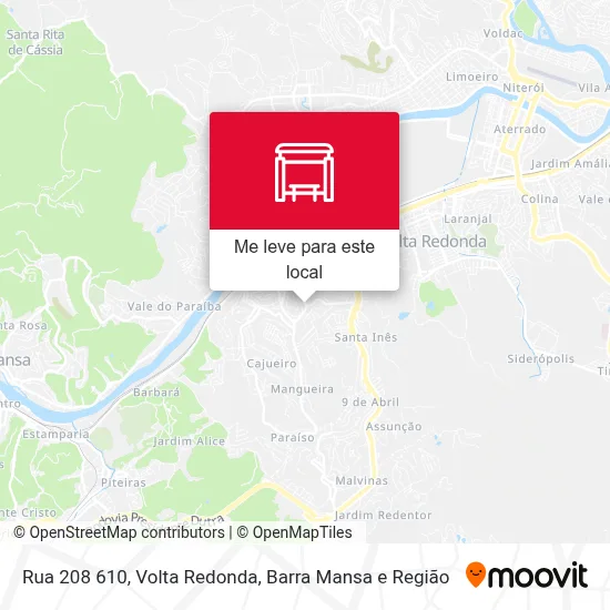 Rua 208 610 mapa