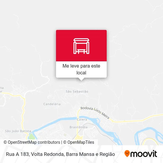 Rua A 183 mapa