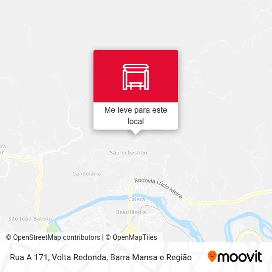 Rua A 171 mapa