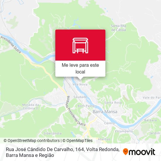 Rua José Cândido De Carvalho, 164 mapa