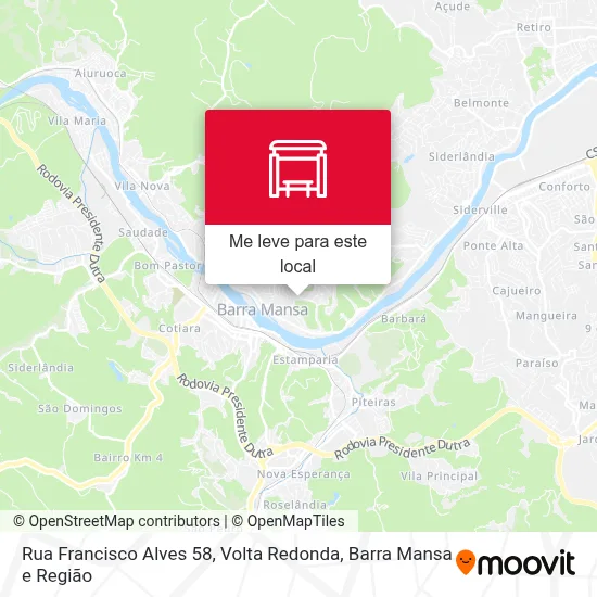 Rua Francisco Alves 58 mapa