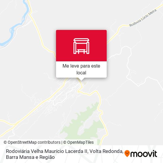 Rodoviária Velha Maurício Lacerda II mapa