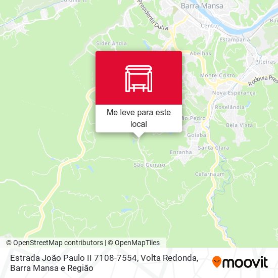 Estrada João Paulo II 7108-7554 mapa