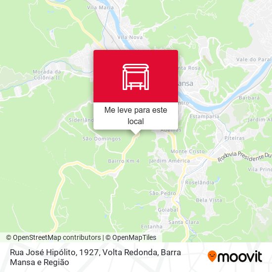 Rua José Hipólito, 1927 mapa