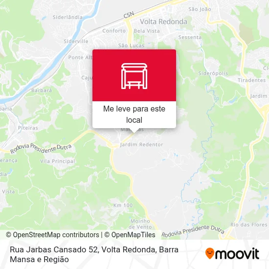 Rua Jarbas Cansado 52 mapa