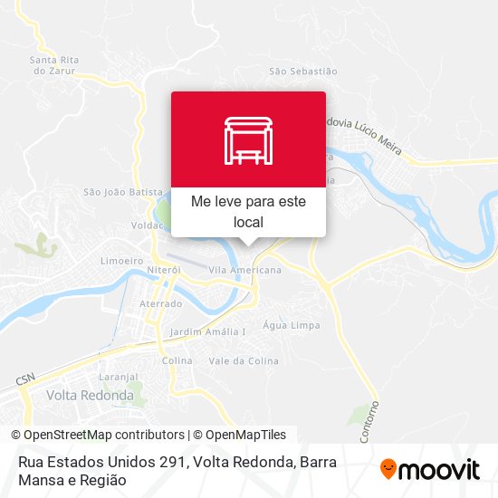 Rua Estados Unidos 291 mapa