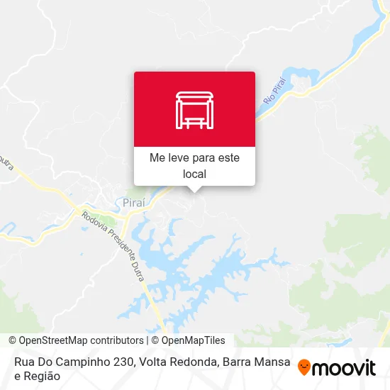 Rua Do Campinho 230 mapa