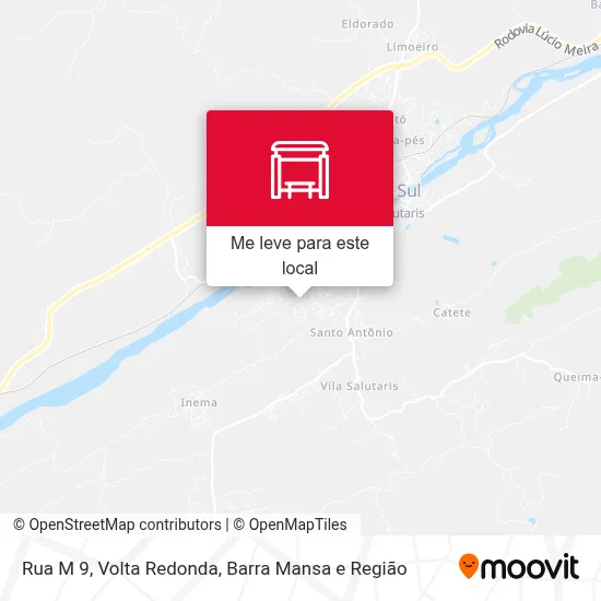 Rua M 9 mapa