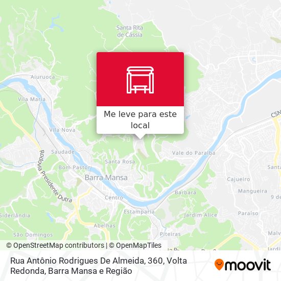 Rua Antônio Rodrigues De Almeida, 360 mapa