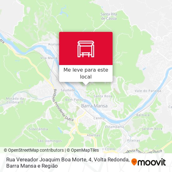 Rua Vereador Joaquim Boa Morte, 4 mapa