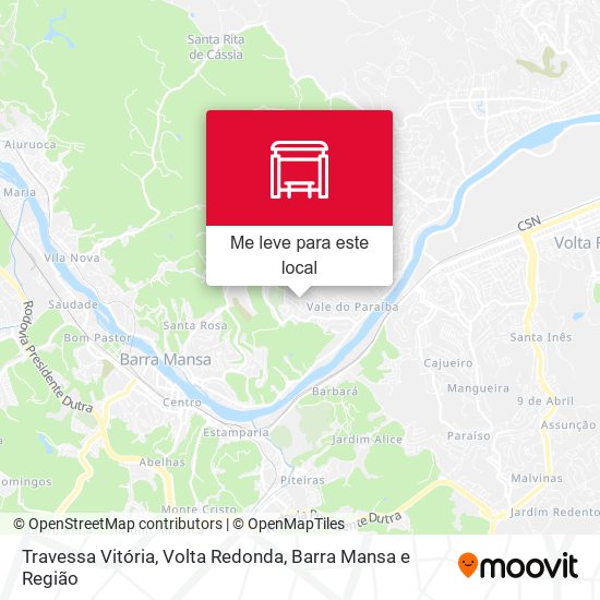 Travessa Vitória mapa