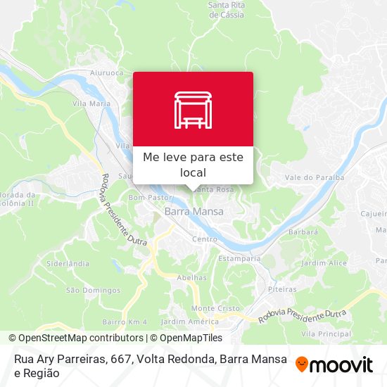 Rua Ary Parreiras, 667 mapa
