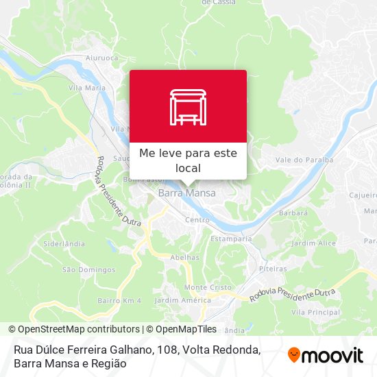 Rua Dúlce Ferreira Galhano, 108 mapa