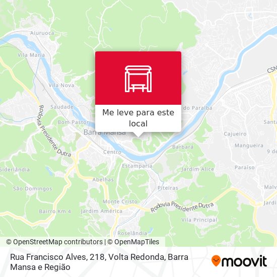 Rua Francisco Alves, 218 mapa