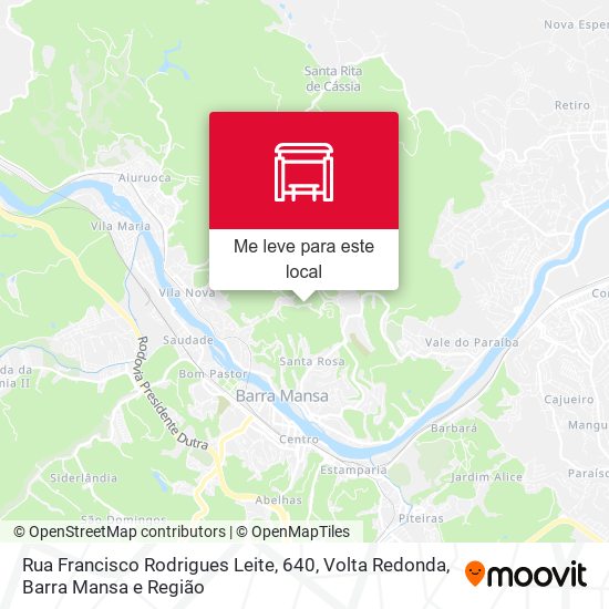 Rua Francisco Rodrigues Leite, 640 mapa