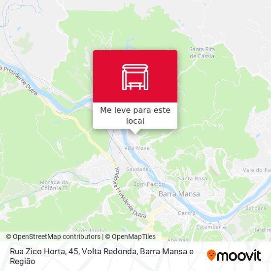 Rua Zico Horta, 45 mapa