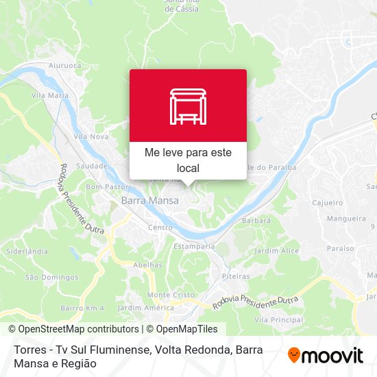Torres - Tv Sul Fluminense mapa