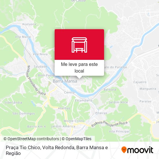 Praça Tio Chico mapa