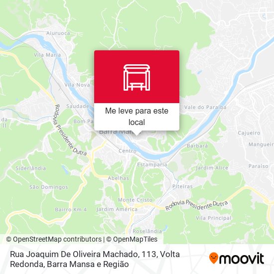 Rua Joaquim De Oliveira Machado, 113 mapa