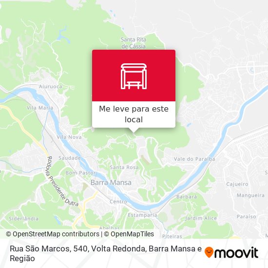 Rua São Marcos, 540 mapa