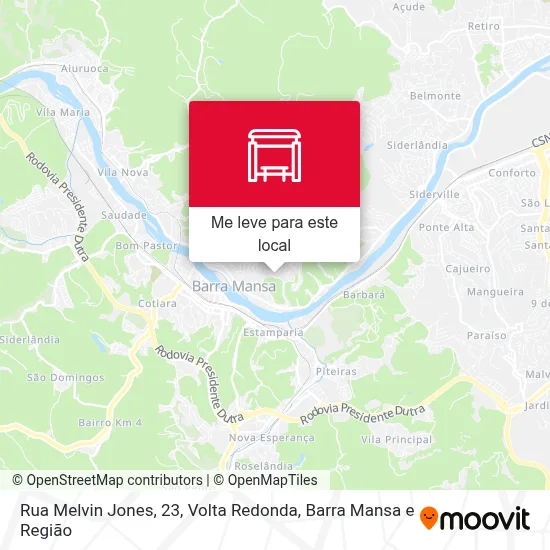 Rua Melvin Jones, 23 mapa