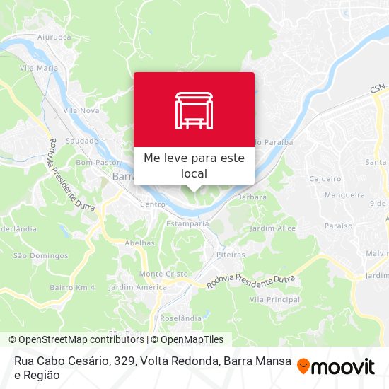 Rua Cabo Cesário, 329 mapa