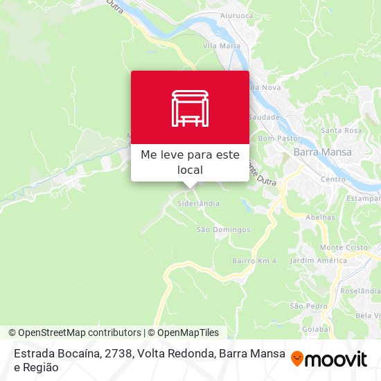 Estrada Bocaína, 2738 mapa