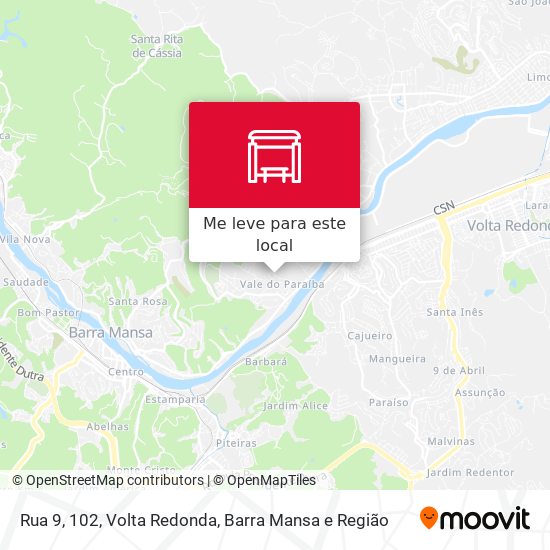 Rua 9, 102 mapa