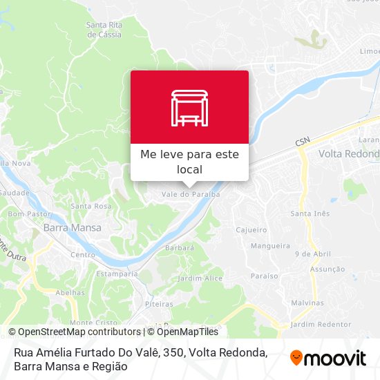 Rua Amélia Furtado Do Valê, 350 mapa