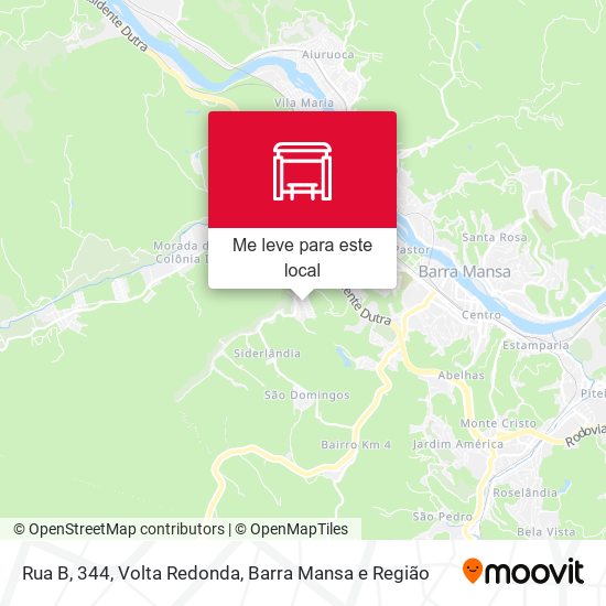 Rua B, 344 mapa
