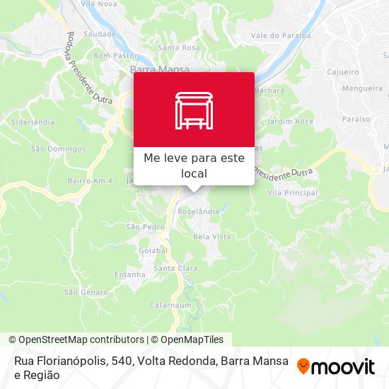 Rua Florianópolis, 540 mapa
