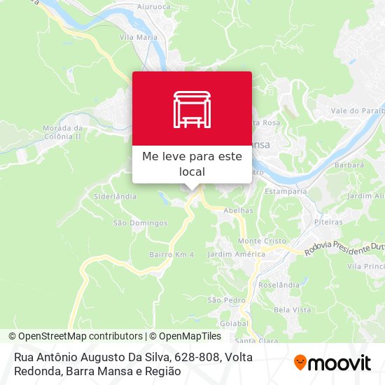 Rua Antônio Augusto Da Silva, 628-808 mapa