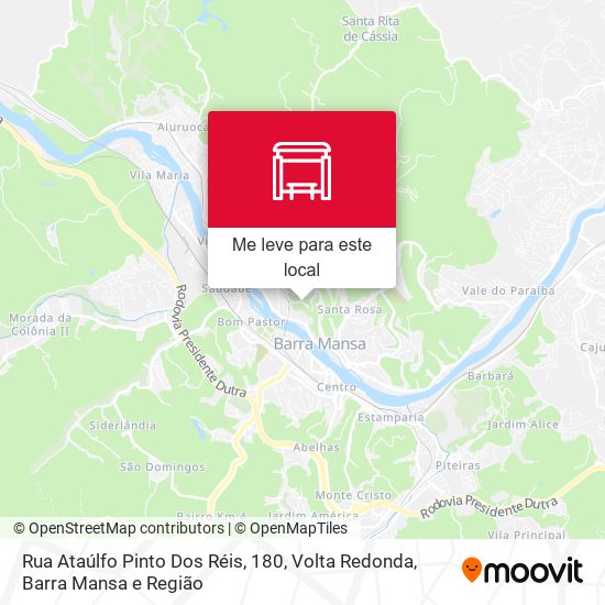 Rua Ataúlfo Pinto Dos Réis, 180 mapa