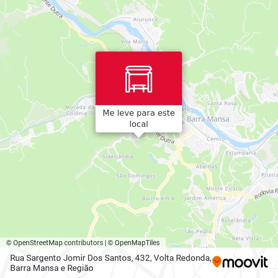 Rua Sargento Jomir Dos Santos, 432 mapa