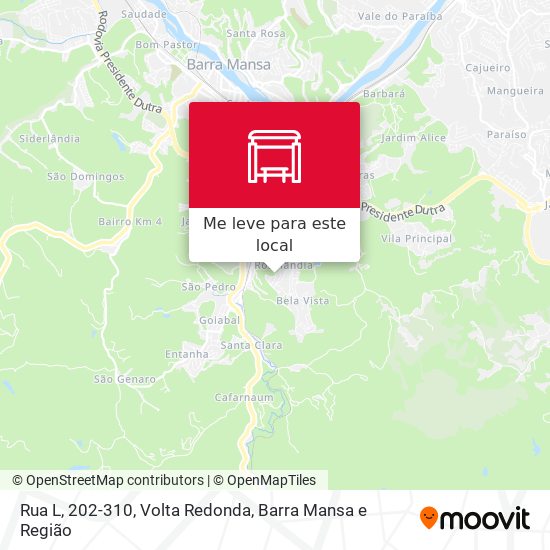 Rua L, 202-310 mapa