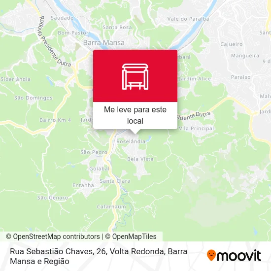 Rua Sebastião Chaves, 26 mapa