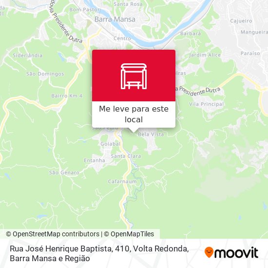 Rua José Henrique Baptista, 410 mapa