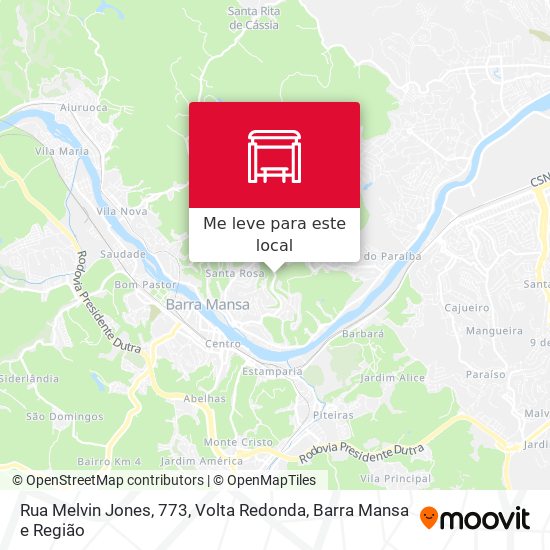 Rua Melvin Jones, 773 mapa