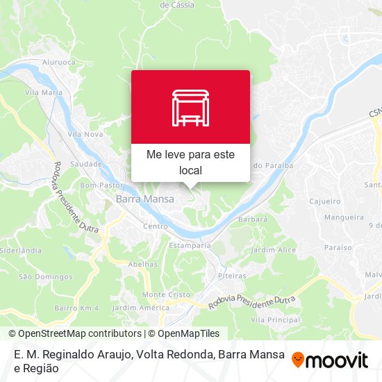 E. M. Reginaldo Araujo mapa