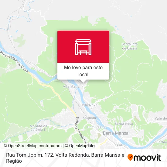 Rua Tom Jobim, 172 mapa