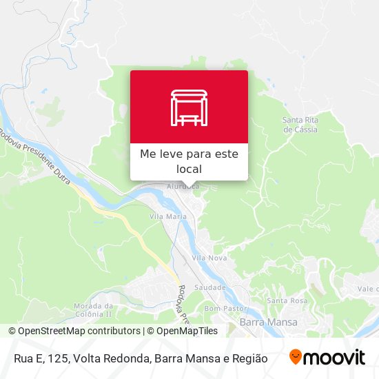 Rua E, 125 mapa