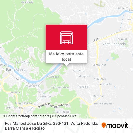 Rua Manoel José Da Silva, 393-431 mapa