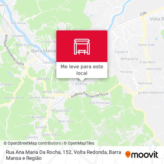 Rua Ana Maria Da Rocha, 152 mapa